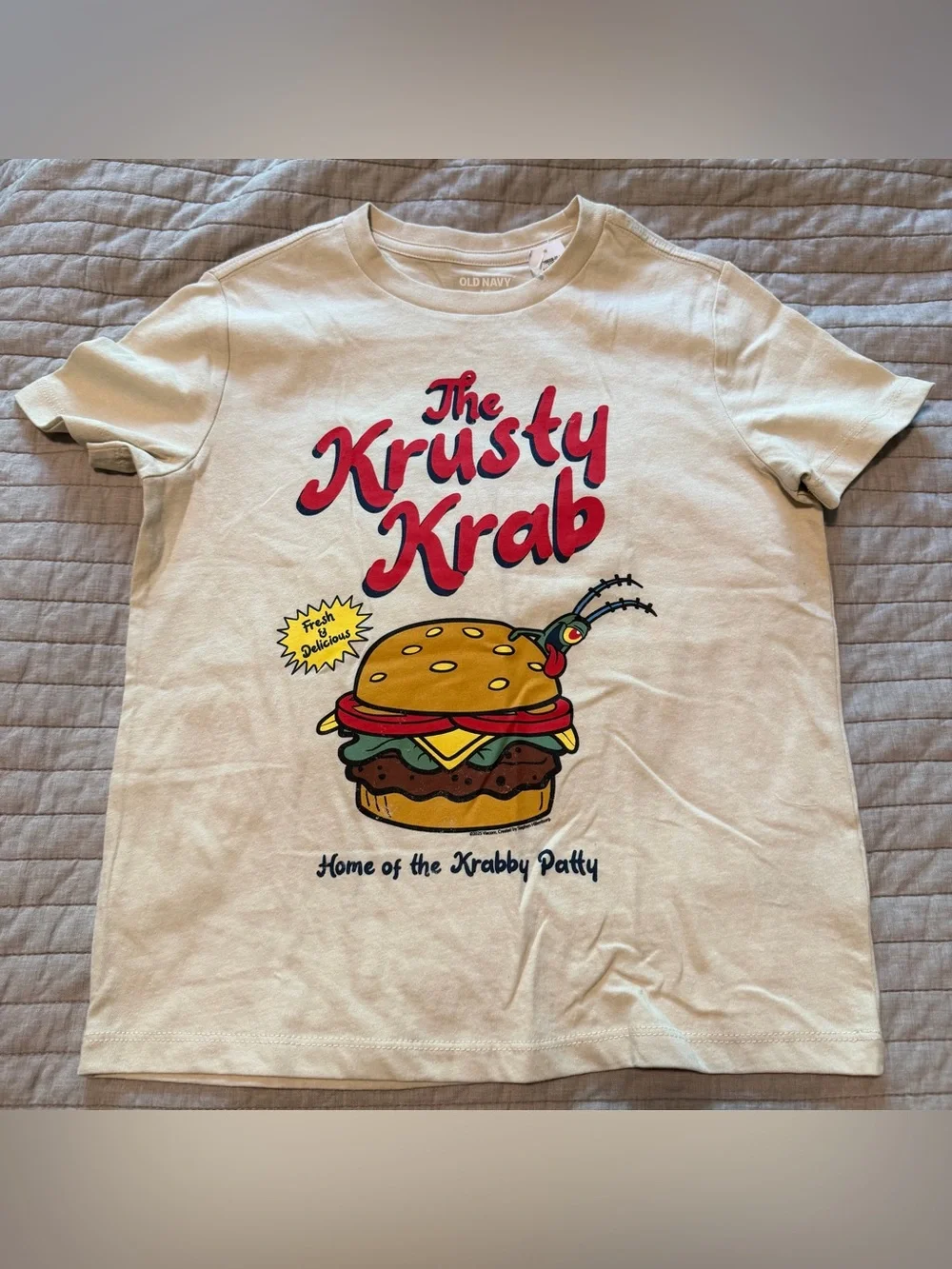 NWT Old Navy SpongeBob SquarePants  'The Krusty Krab' Graphic Tee